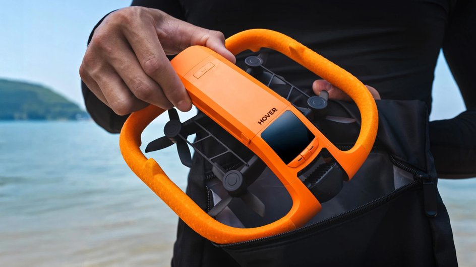 Преимущества водонепроницаемого дрона HoverAir Aqua